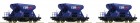 67156 Roco Set of 3 ballast cars type Fccpps of Railpo